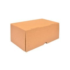 Miyo Ambalaj Düz Kapak Hamburger Kutusu 100'lü Paket | 13x22x9 cm