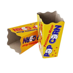 Miyo Ambalaj Baskılı Küçük Popcorn (Mısır) Kutusu 1200'lü Paket (1 Koli) | 8x8x16 cm