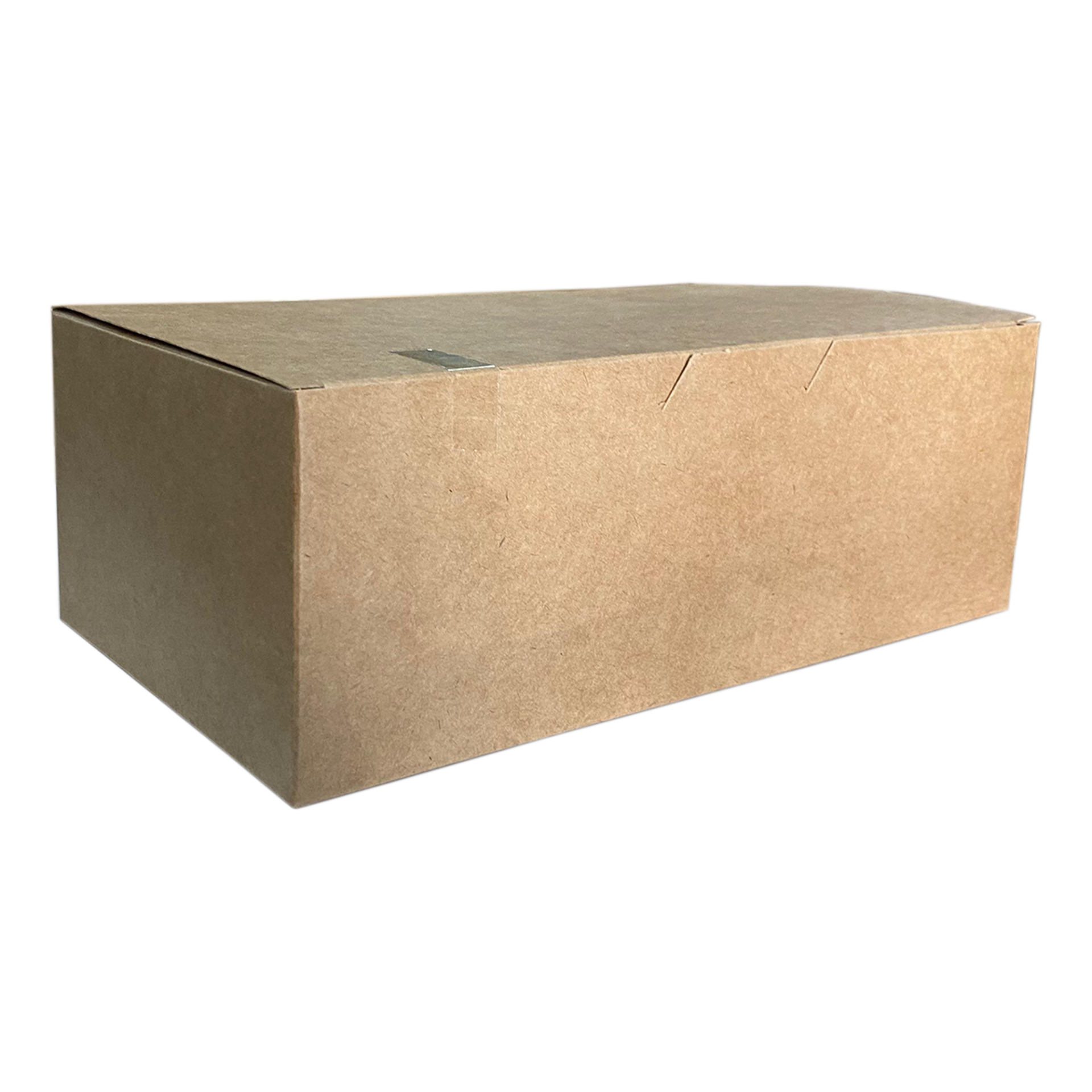 Miyo Ambalaj Kraft Nugget Kutusu 100'lü Paket | 12x22x8 cm